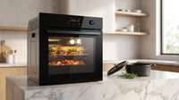 24 In. Single Wall Electric Oven with Convection, Touch Control in Stainless Steel — Lifestyle