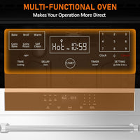 Stainless Steel 30" Touch Control Built-In Oven HEW3001 - Microwave Drawer, Microwave Countertop, Electric Built-In Touch Panel Oven, Microondas Con Extractor De Cocina
