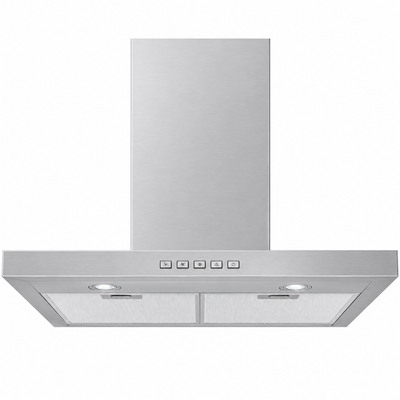 30-Inch T-Style Chimney Wall-Mount Range Hood with 450 Max Blower CFM