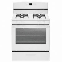 Freestanding Gas Range Designed for Versatile Cooking, 5.1 Cu Ft Oven, 15,000 BTU Burners, Bake Assist