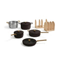 Cookware Set Built for Daily Cooking, Nonstick Surface, Organized Storage, 13562g Professional Weight