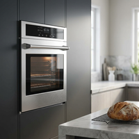 Stainless Steel 30" Touch Control Built-In Oven HEW3001 - Microwave Drawer, Microwave Countertop, Electric Built-In Touch Panel Oven, Microondas Con Extractor De Cocina — Studio Shot