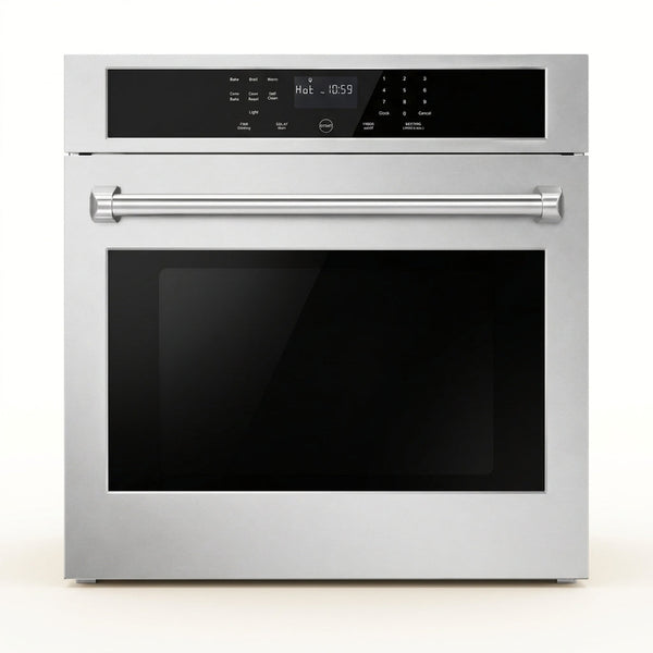 Stainless Steel 30" Touch Control Built-In Oven HEW3001 - Microwave Drawer, Microwave Countertop, Electric Built-In Touch Panel Oven, Microondas Con Extractor De Cocina — Studio Shot