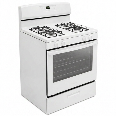 Freestanding Gas Range Designed for Versatile Cooking, 5.1 Cu Ft Oven, 15,000 BTU Burners, Bake Assist